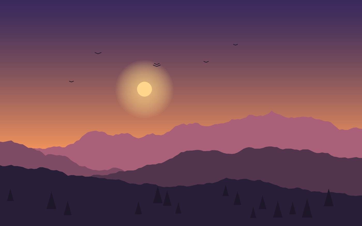 Landschaftsillustration