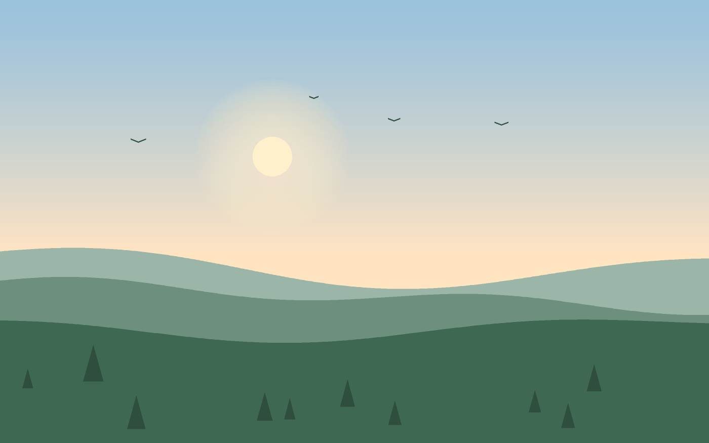 Landschaftsillustration