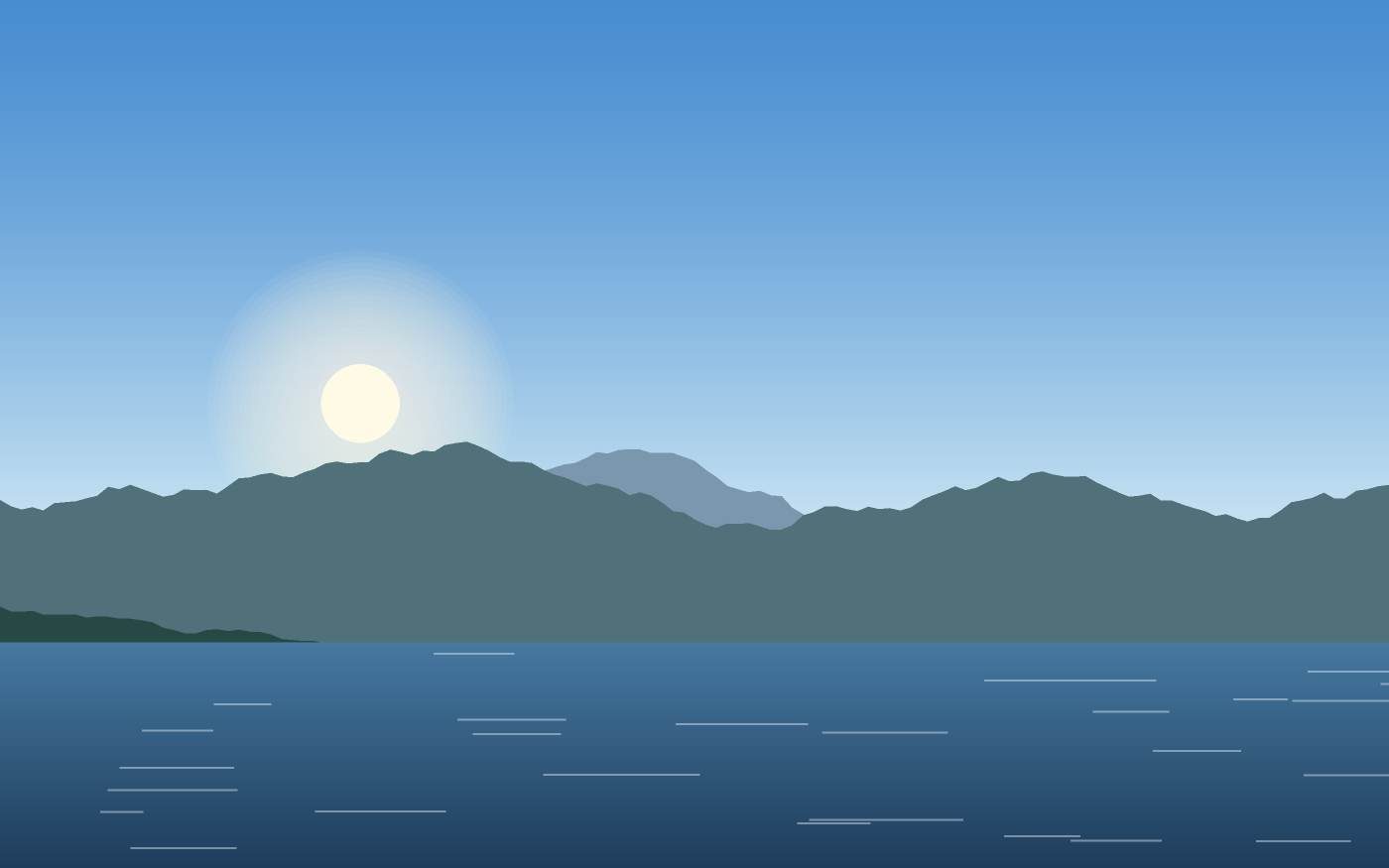 Landschapsillustratie