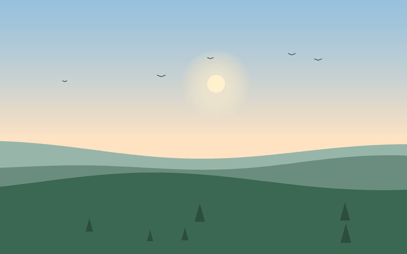 Landschaftsillustration