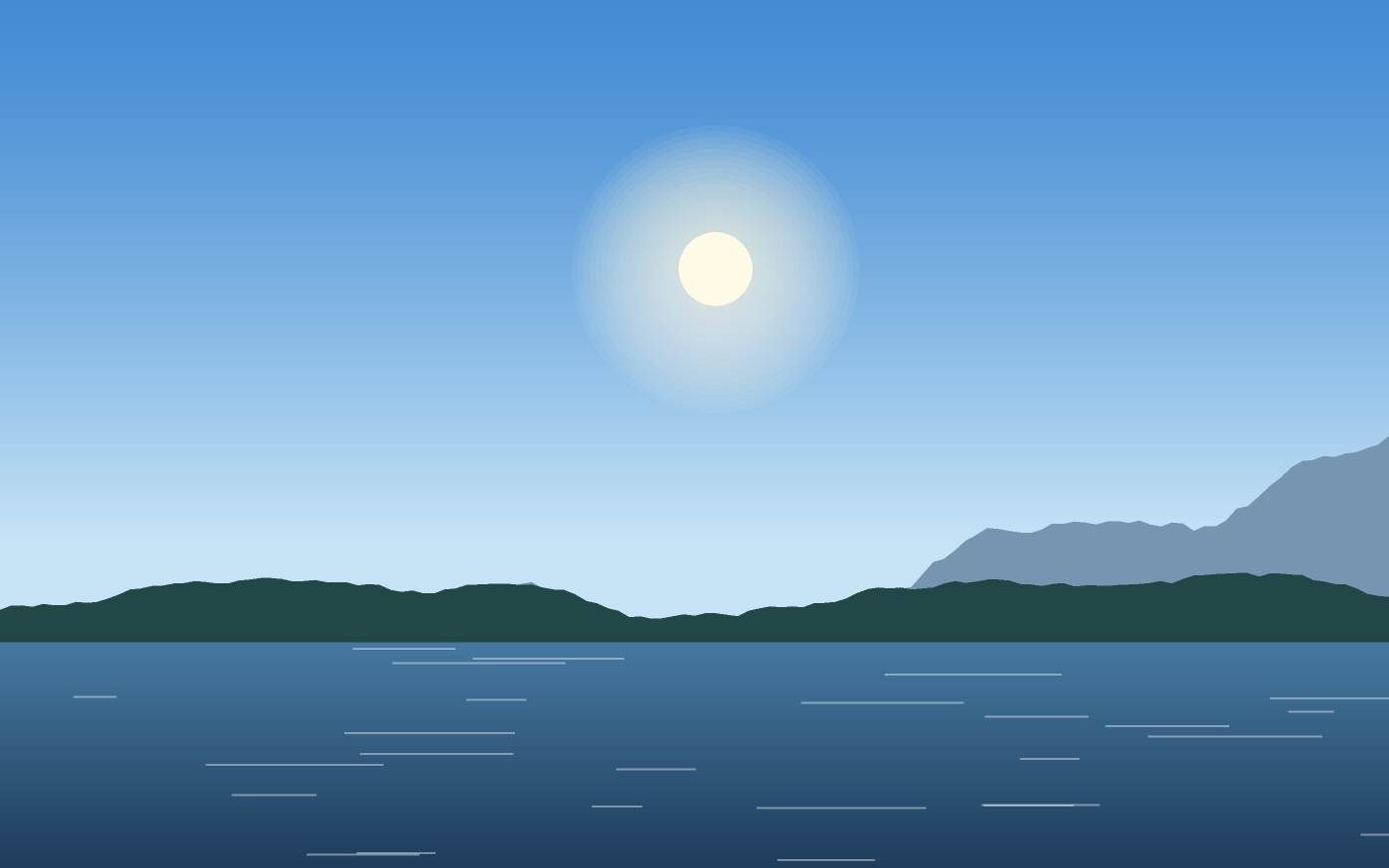 Landschaftsillustration