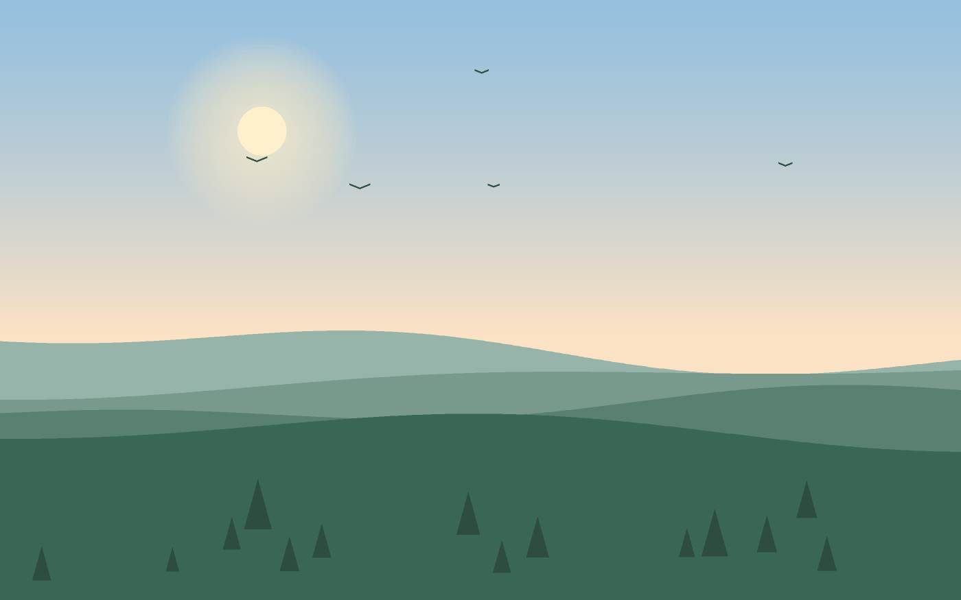 Landschaftsillustration