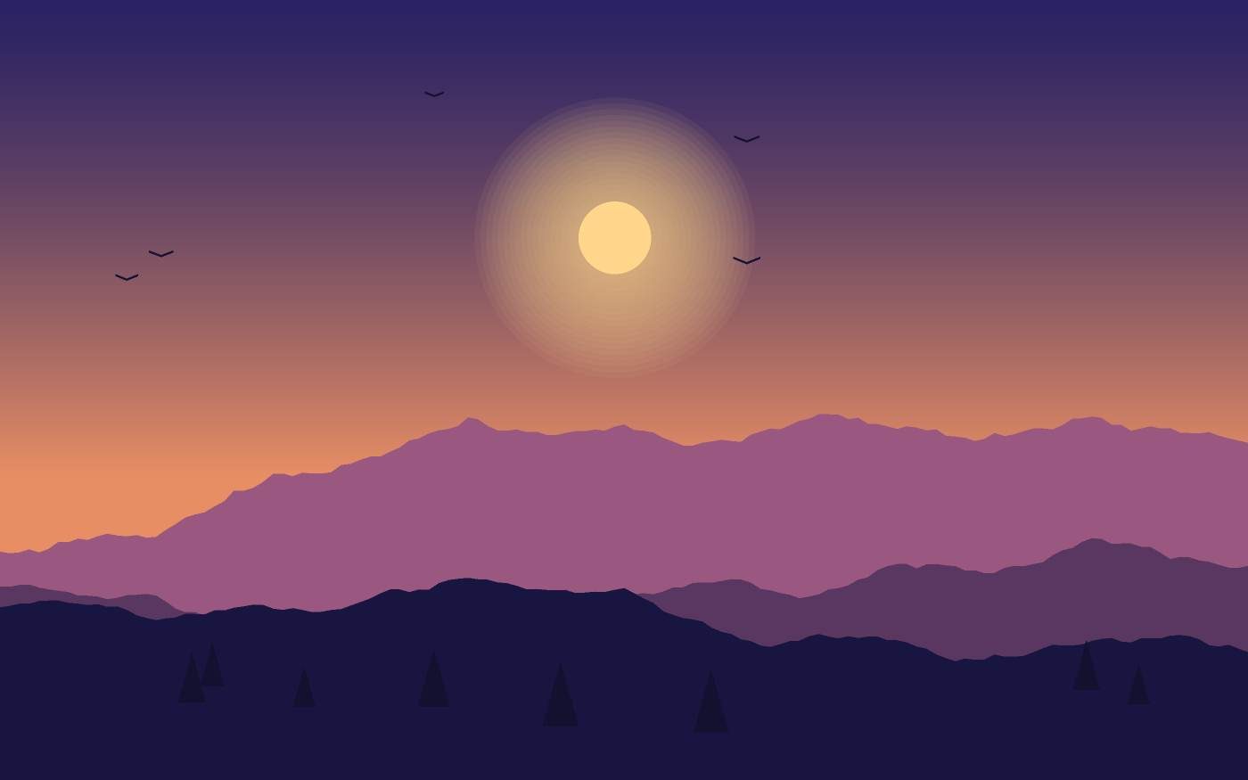 Landschaftsillustration