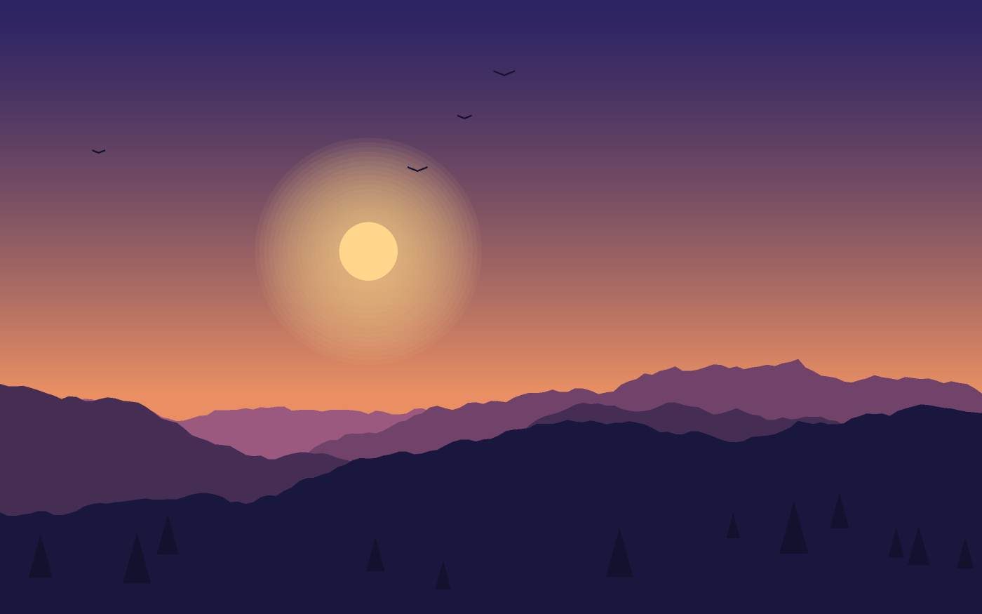 Landskabsillustration