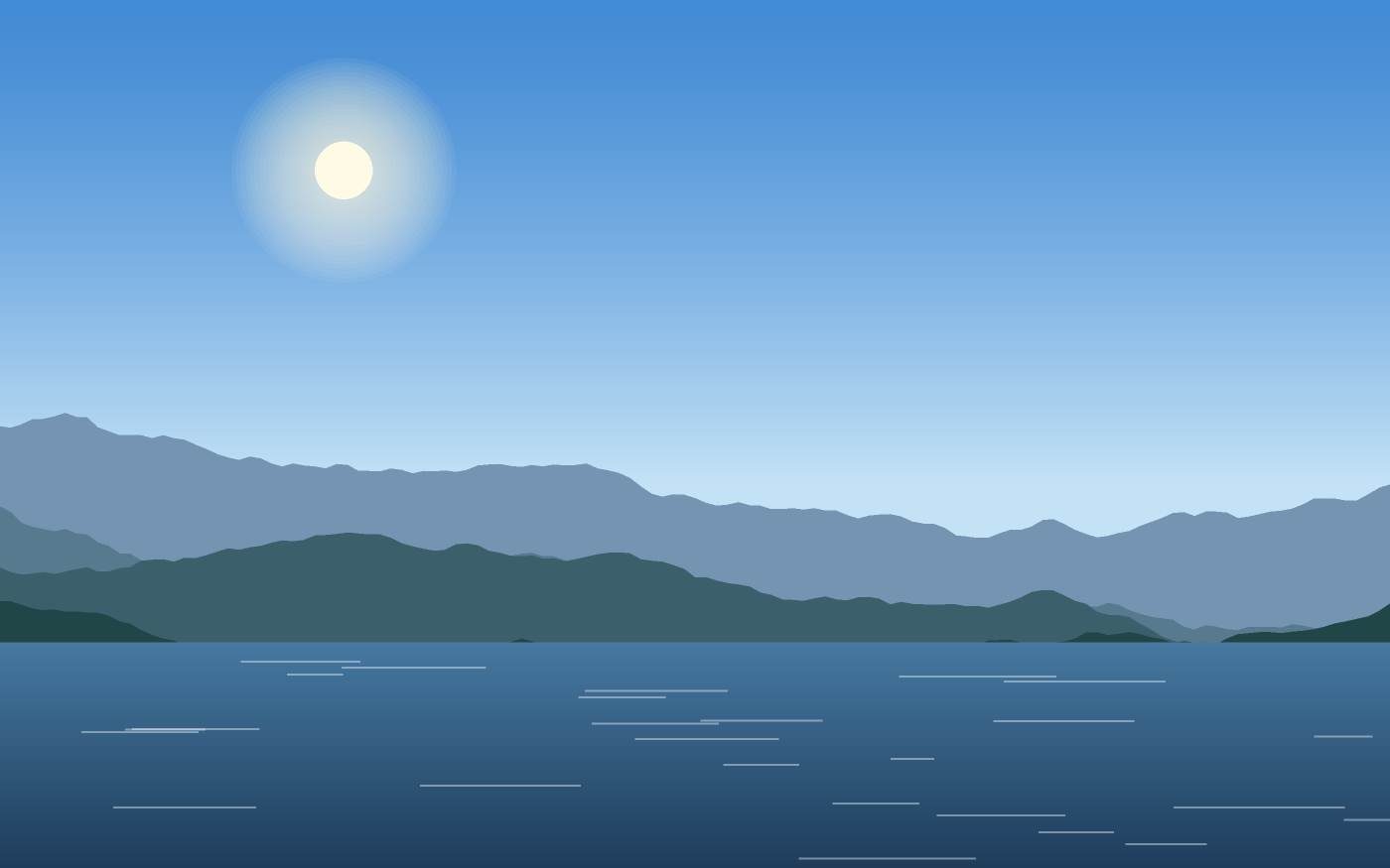 Ilustración de un paisaje