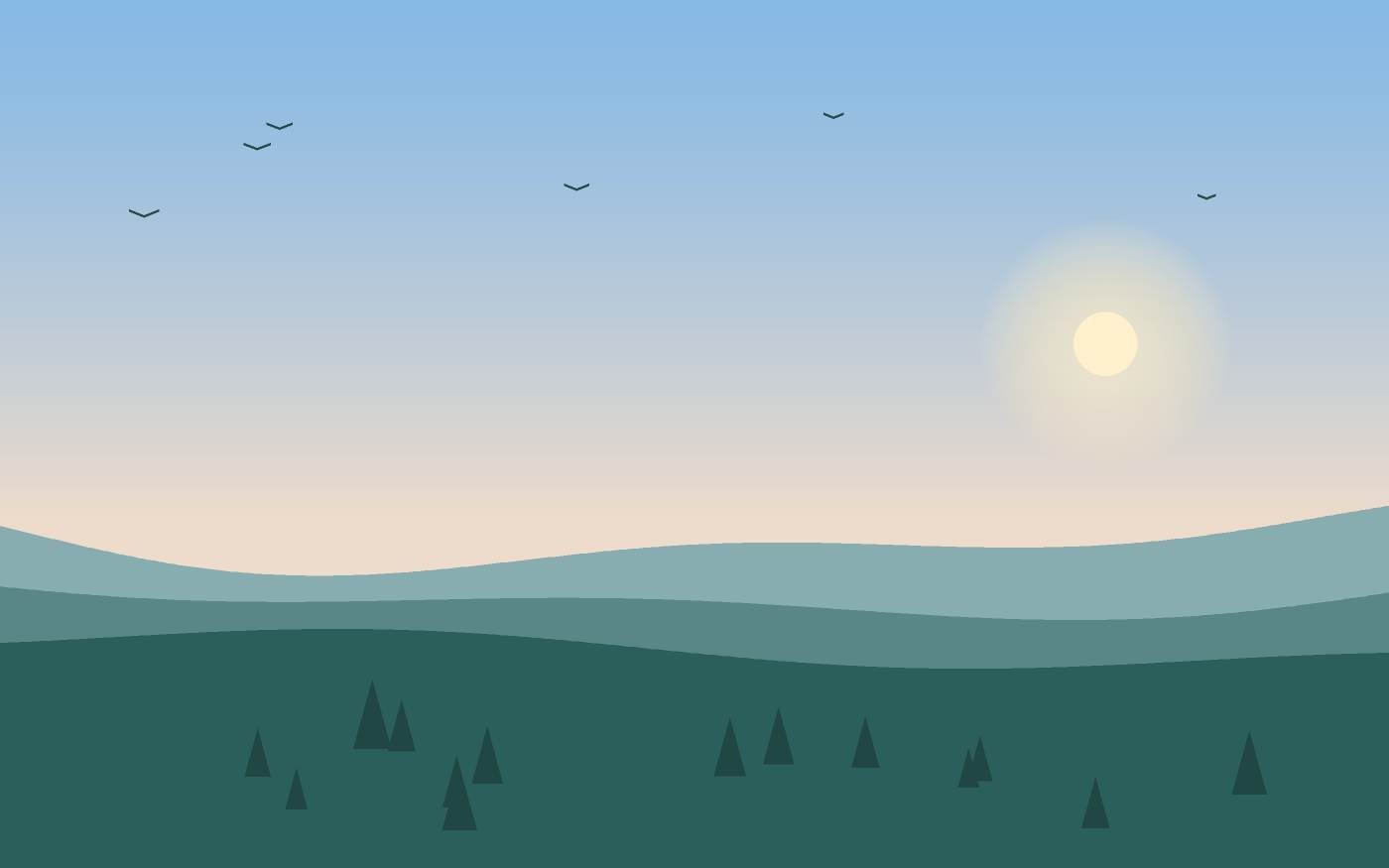 Ilustración de un paisaje