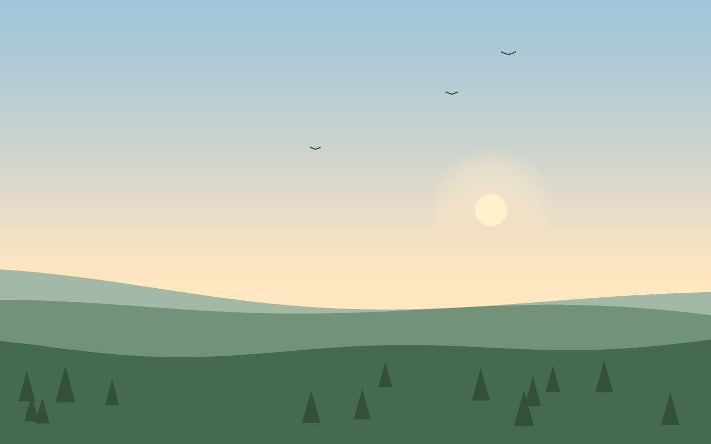 Ilustración de un paisaje