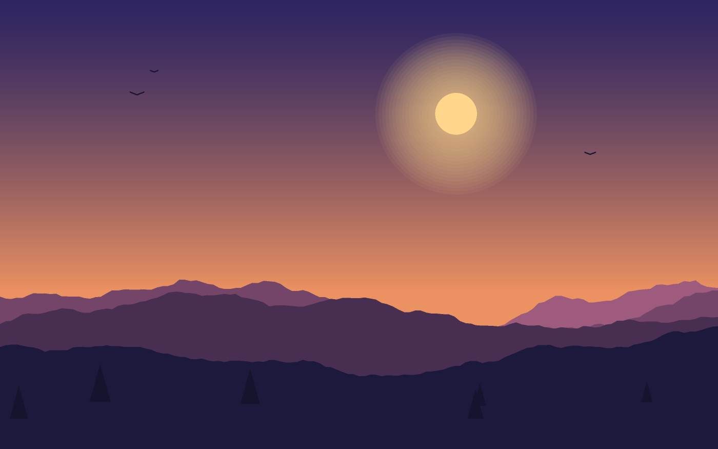 Ilustracja krajobrazu