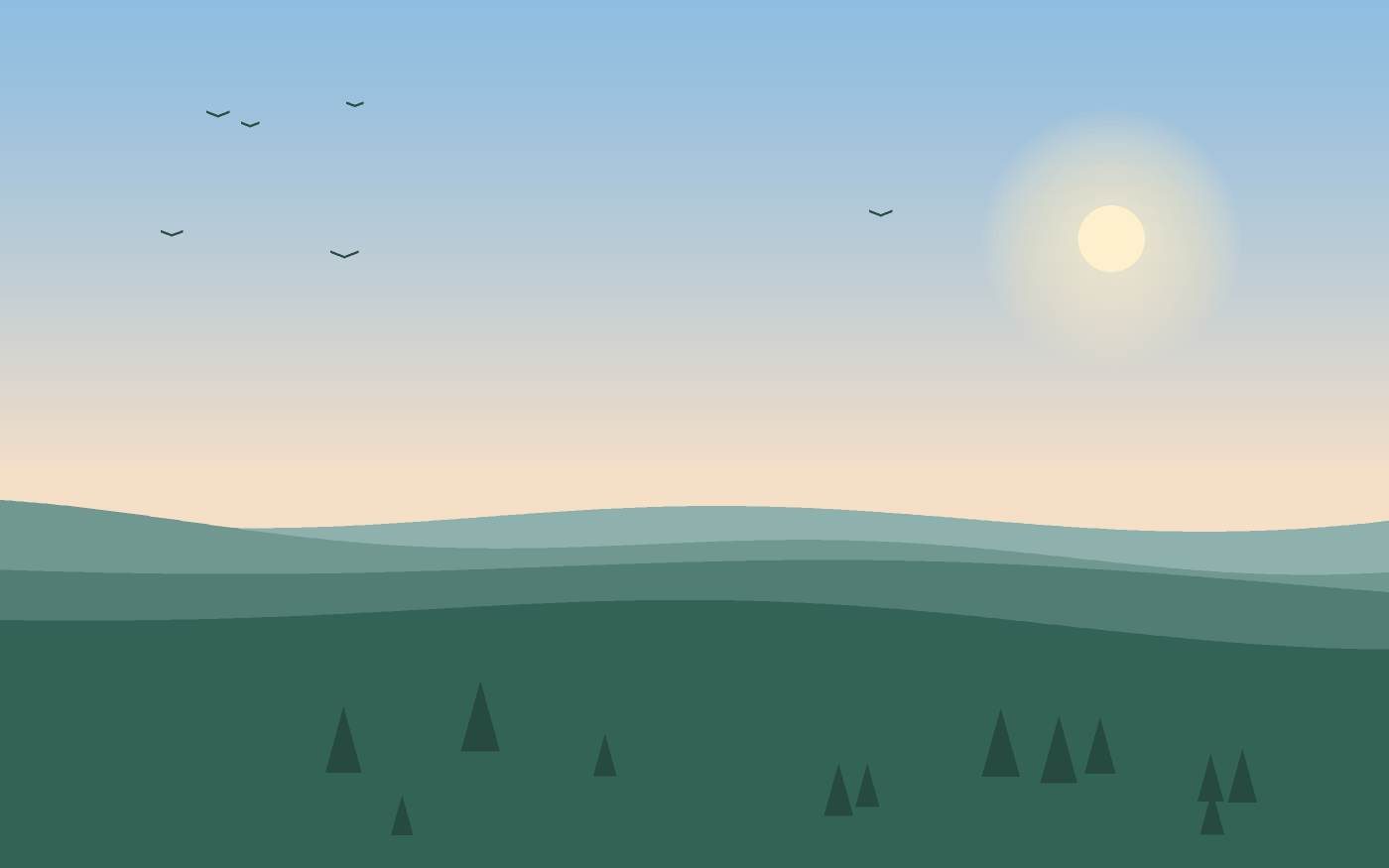 Landskapsillustration